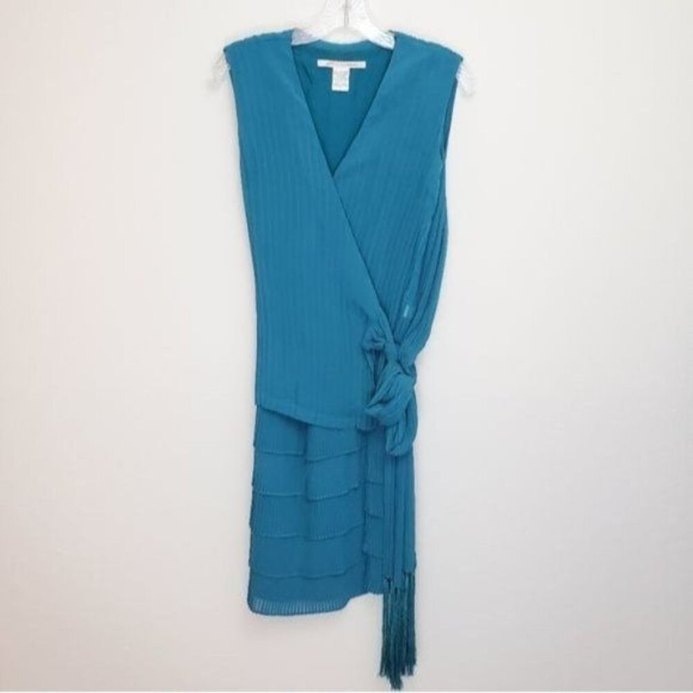 Vintage Diane von Furstenberg Solenn pleated dress